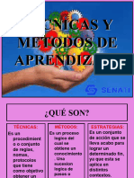 Expocisión de Técnicas y Métodos de Aprendizaje Grupo 1