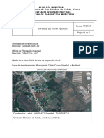 INFORME TECNICO VEREDA LA ARROBLEDA - 17 de Enero de 2024