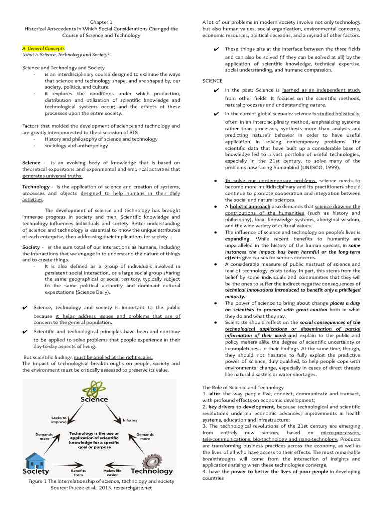 STS Module: Science, Tech, and Society | PDF | Science | Physics