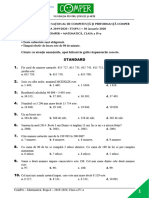 Mate - Info.ro.4765 COMPER, Matematica, Etapa I, 2019-2020, Clasa A IV-A