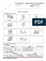 Esl - Ow2 - Revision For The 2nd Mid-Term Test Practice Test 1