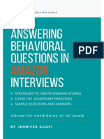 Behaviorial Questions in Amazon Interviews