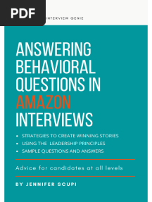 Behaviorial Questions in Amazon Interviews