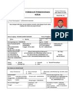 RKS - Form Aplikasi Permohonan Kerja WILDAN