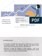 Economia - Teoria de La Empresa, Costo y Beneficio