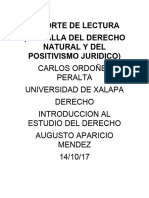 Reporte de Lectura Filosofia Del Derecho