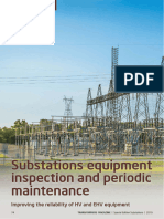 Substations Equipment Inspection and Periodic Maintenance