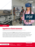 Ingeniería en Diseño Automotriz: Licenciatura Licenciatura