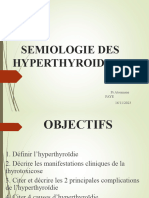 Semiologie Des Hyperthyroidies