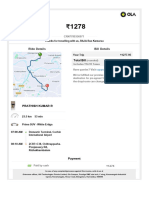 Ola Receipt 27th Kochi Airport To HO