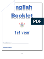 English Booklet 1er Año 2024