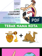 Materi Handling Complain Pati