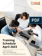 Training Schedule April 2023