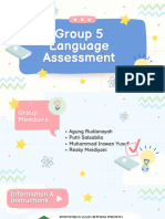 Language Assessment Group 5 Presentasi