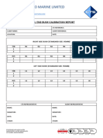 Small End Bush Calibration Report