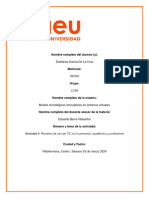 Actividad 4. Revisión de Uso de TIC en Lo Personal, Académico y Profesional