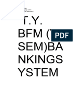 T.Y. BFM (VTH Sem) Ba Nkings Ystem: Jump To Page You Are On Page 2of 81 Search Inside Document