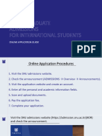 Guideline For Online Application Undergraduate