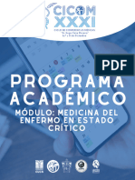 Programa Medicina Del Enfermo Cicom Xxxi 3