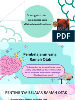 Konsep Pembelajaran Yang Ramah Otak Di PAUD