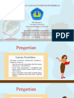 Konsep Evaluasi Dan Supervisi Pendidikan