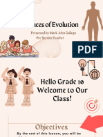 Evidences of Evolution (First Pre-Demo)