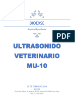 Ultrasonido Veterinario Mu-10