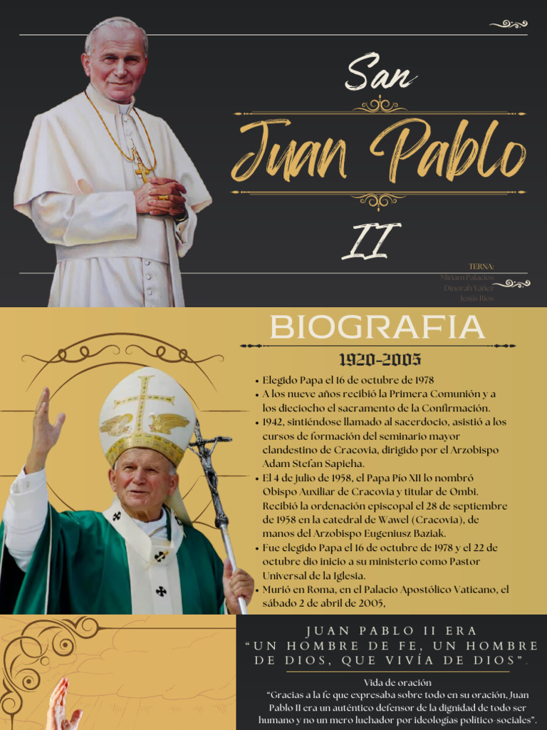 San Juan Pablo II | PDF | eucaristía | Jesús