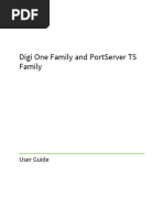 Digi One Family and Portserver Ts Family: User Guide