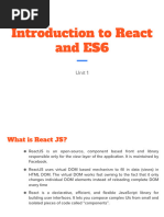 Unit-1 Introduction To React and ES6 OLD