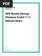 Pubs HPE Nimble Storage Windows Toolkit Release Notes NWT 7 1 0