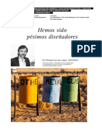 Hemos Sido Pésimos Diseñadores