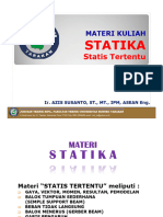 STATIKA - 1 - Balok Tumpuan Sederhana