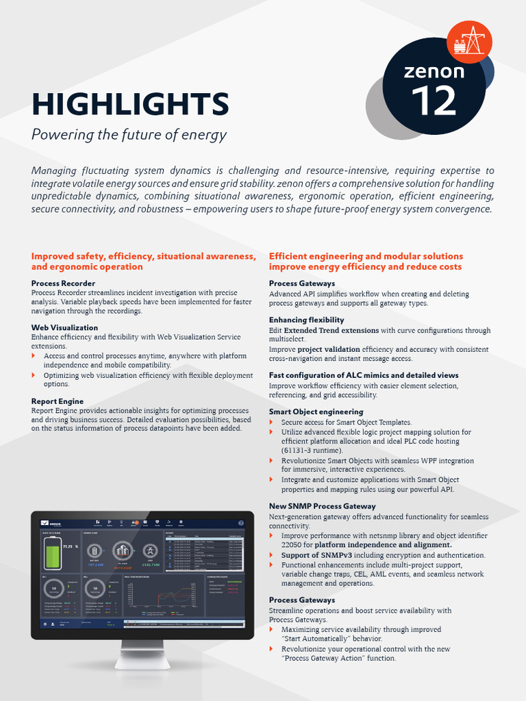 Zenon12 Highlights 2023 en Energy | PDF | Computer Architecture | Software