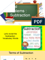 Word Problems-Subtraction