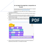 Guía para Realizar Un Juego de Preguntas y Respuestas en Scratch