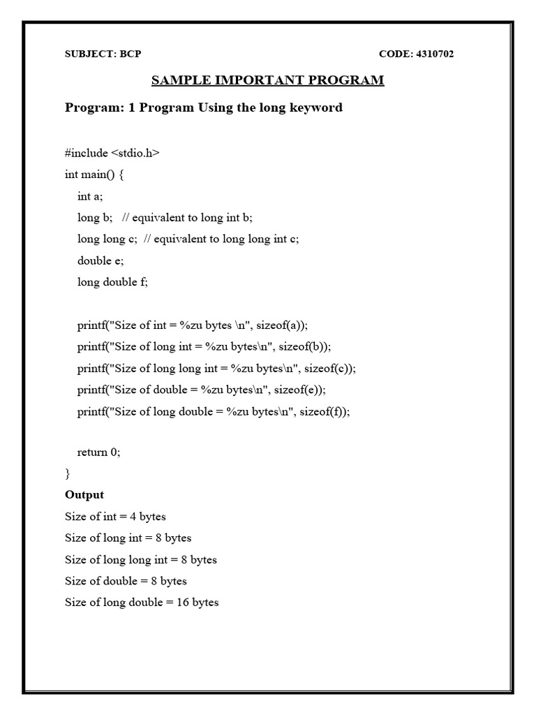 Sample C Program | PDF | Software Development | Computer Engineering