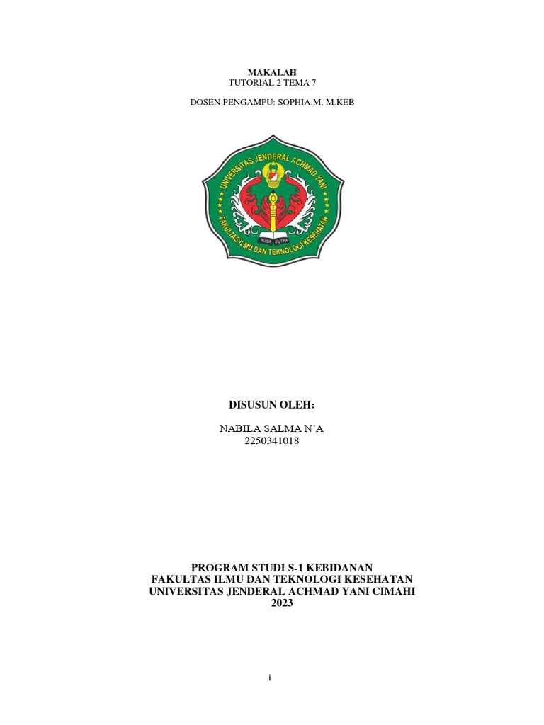 Tutorial 2 Tema 7 Nabila Salma 2a | PDF