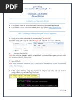 CS1102 Session 01 Lab Practice Git and GitHub