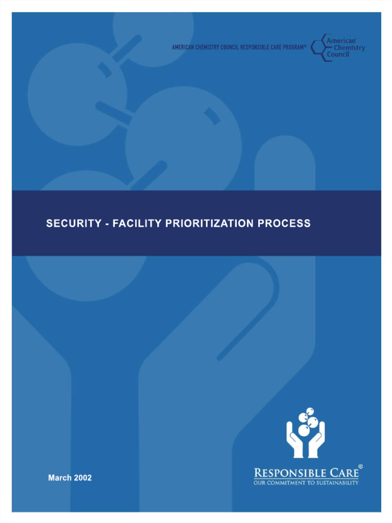 ACC Facility Security Prioritization Process | PDF | Chlorine | Sulfur