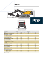 Ficha Tecnica Volvo Brochure Crawler Excavator EC950E Spanish