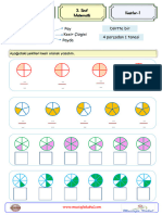 3.sınıf Matematik Kesirler 1