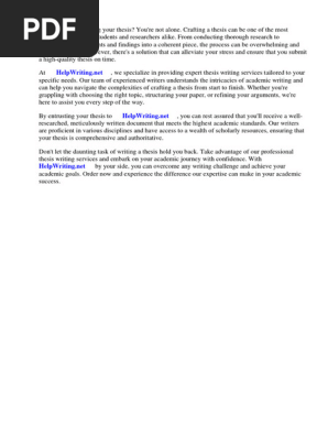Example Thesis Book