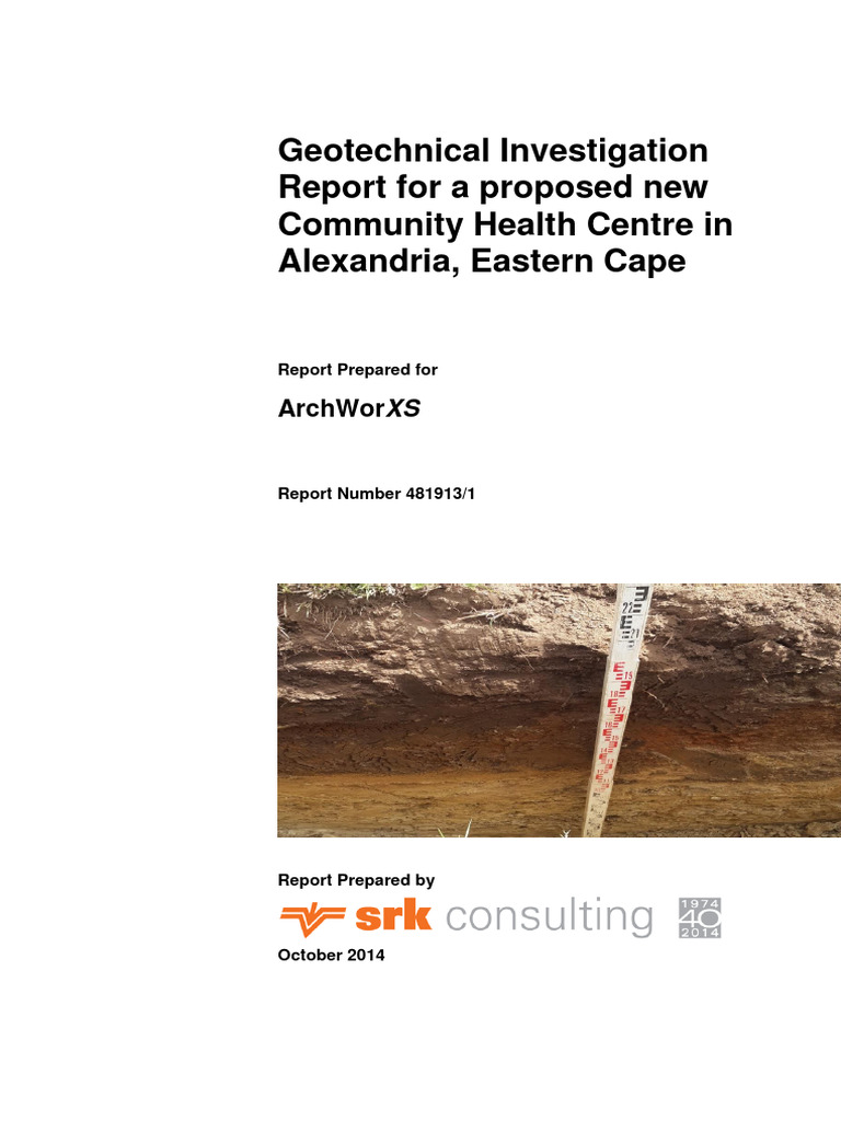 Geotechnical Report for Health Centre | PDF | Geotechnical Engineering ...