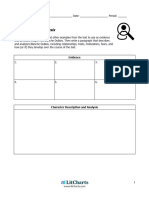 Character Analysis Organizers