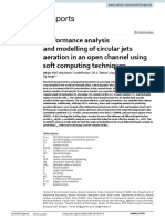 Performance Analysis and Modelling of Circular Jets Aeration in An Open Channel Using Soft Computing Techniques