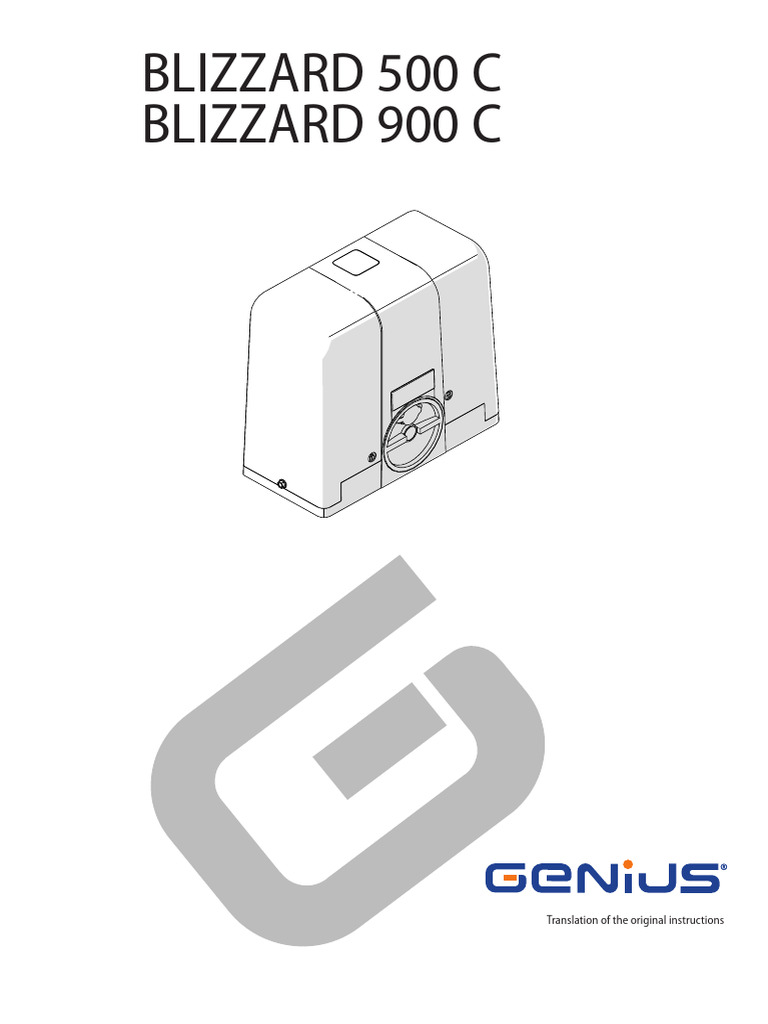 Manual Blizzard - 500C RevE - EN | PDF | Technology &amp; Engineering