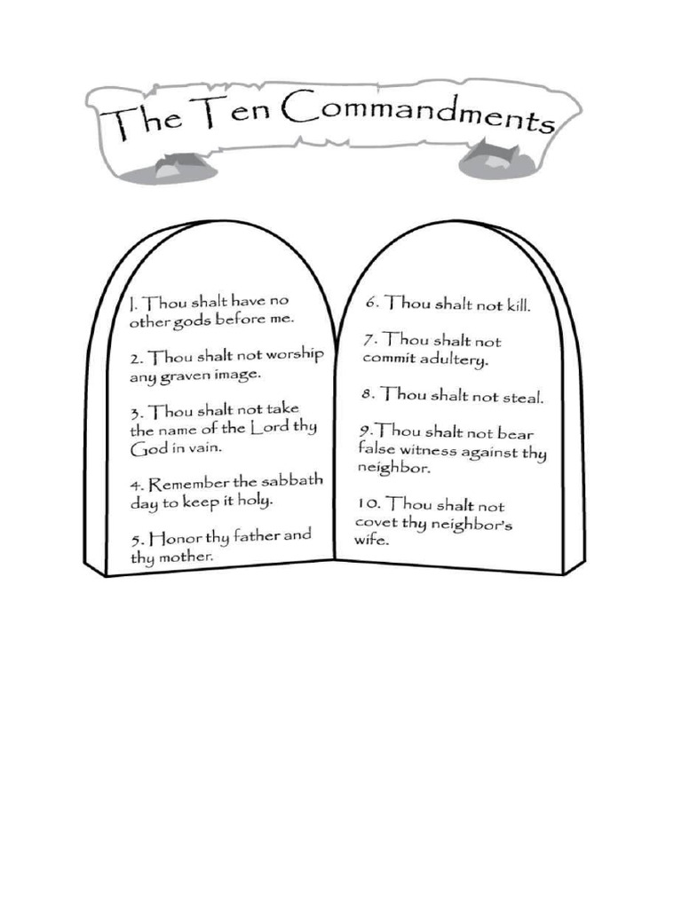 10 Commandments | PDF