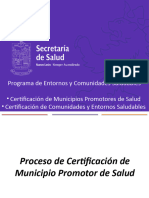 Proceso de Certificaciã"Nde Municipio