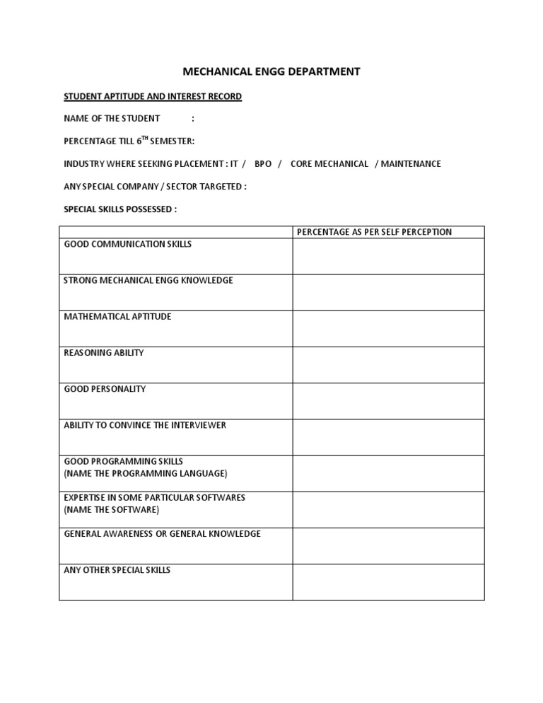 Student Record | PDF | Career & Growth